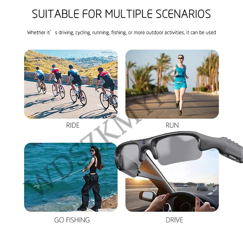 Sport Bluetooth Camera Sunglass suitable for cycling, running,
fishing and driving